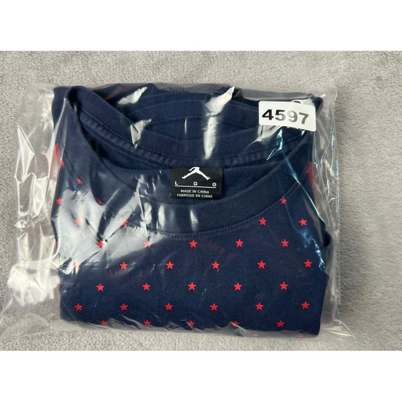 Air Jordan Shirt Men's Large Navy Graphic Logo 1992 Long Sleeve Pullover - Picture 9 of 9